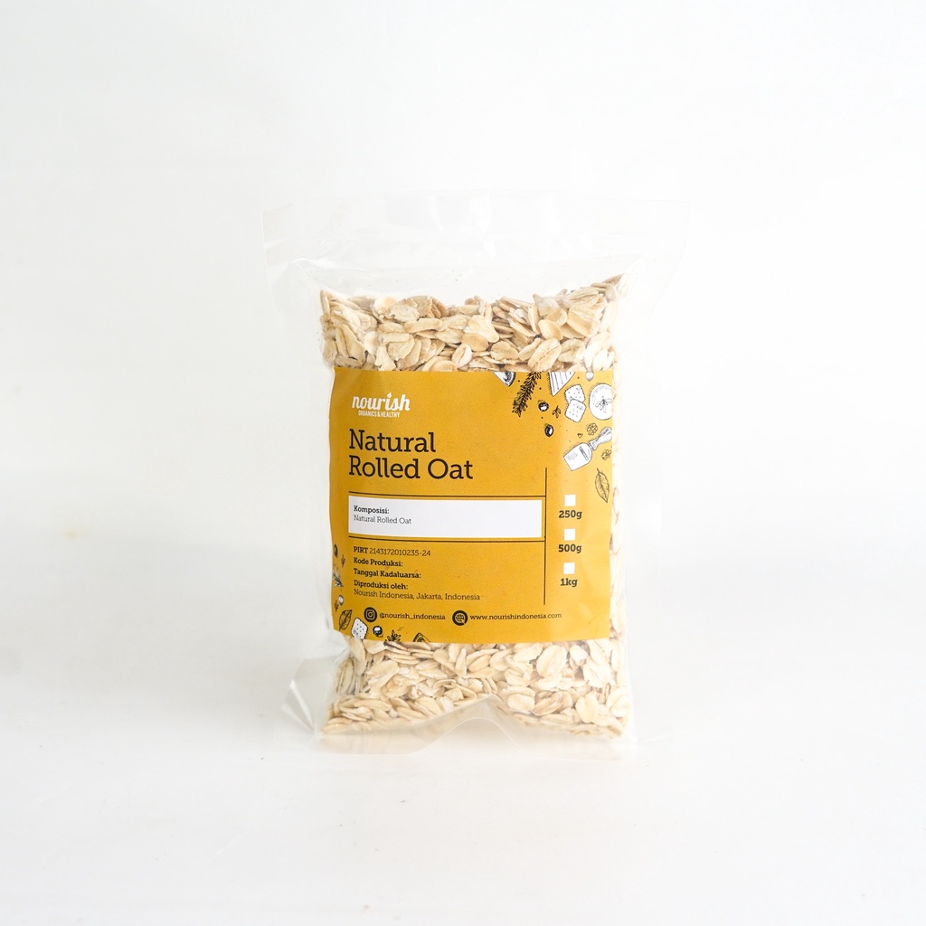 Natural Rolled Oat 100gr