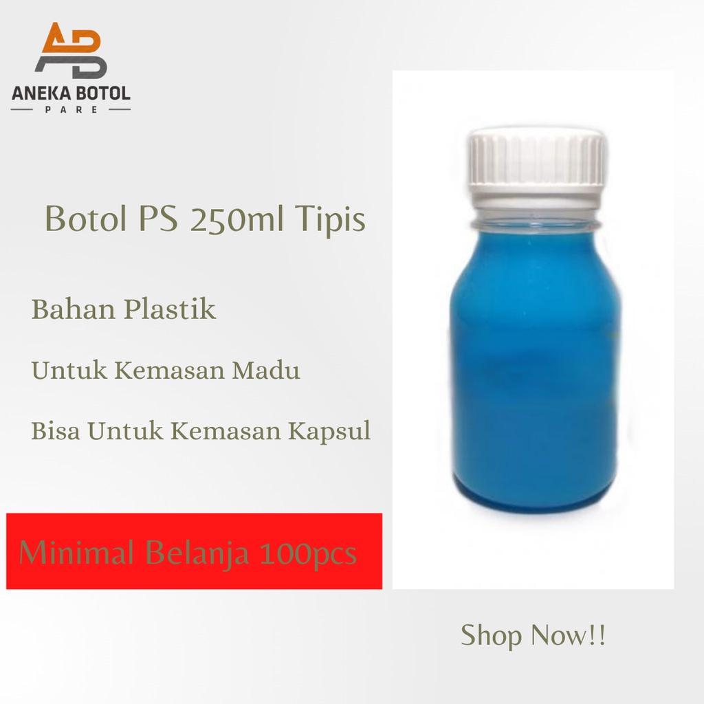 Botol PET 250ml | Botol Plastik 250ml | Botol Madu 250ml | Botol 250ml
