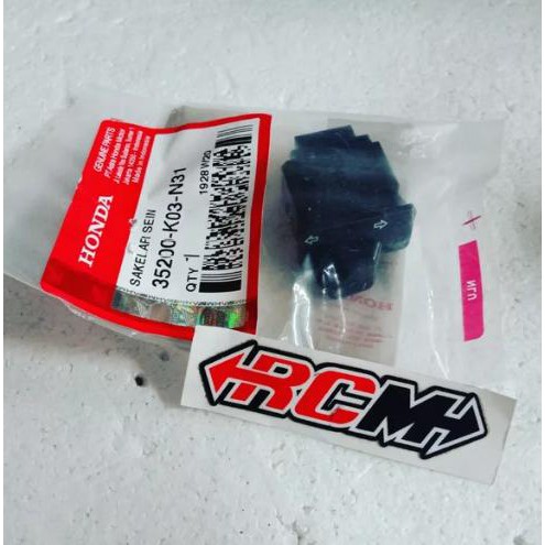 TOMBOL SAKLAR SEN SEIN RITING BEAT VARIO 110 POP DLL ORI 35200-K03-N31 dijamin