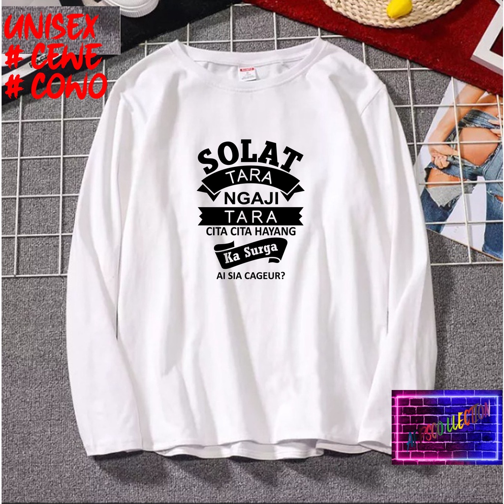 COD/ KAOS SHOLAT TARA LENGAN PJG/KAOS TULISAN/KAOS HIT/KAOS SANTRI KEKINIAN/KAOS DAKWAH PAKAIAN PRIA PESANTREN KATA KATA VIRAL 2021/KAOS ISLAM/SANTRIWATI/KAOS HITS 2021/KAOS BERGAMBAR /KAOS TULISAN/KAOS EKSPRESI/KAOS PRIA /TSHIRT PRIA DAN WANITA /