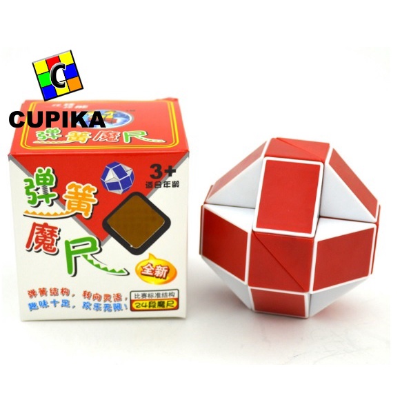 Rubik Diansheng Snake PUZZLE 24 ORIGINAL Montessori warna warni Ori