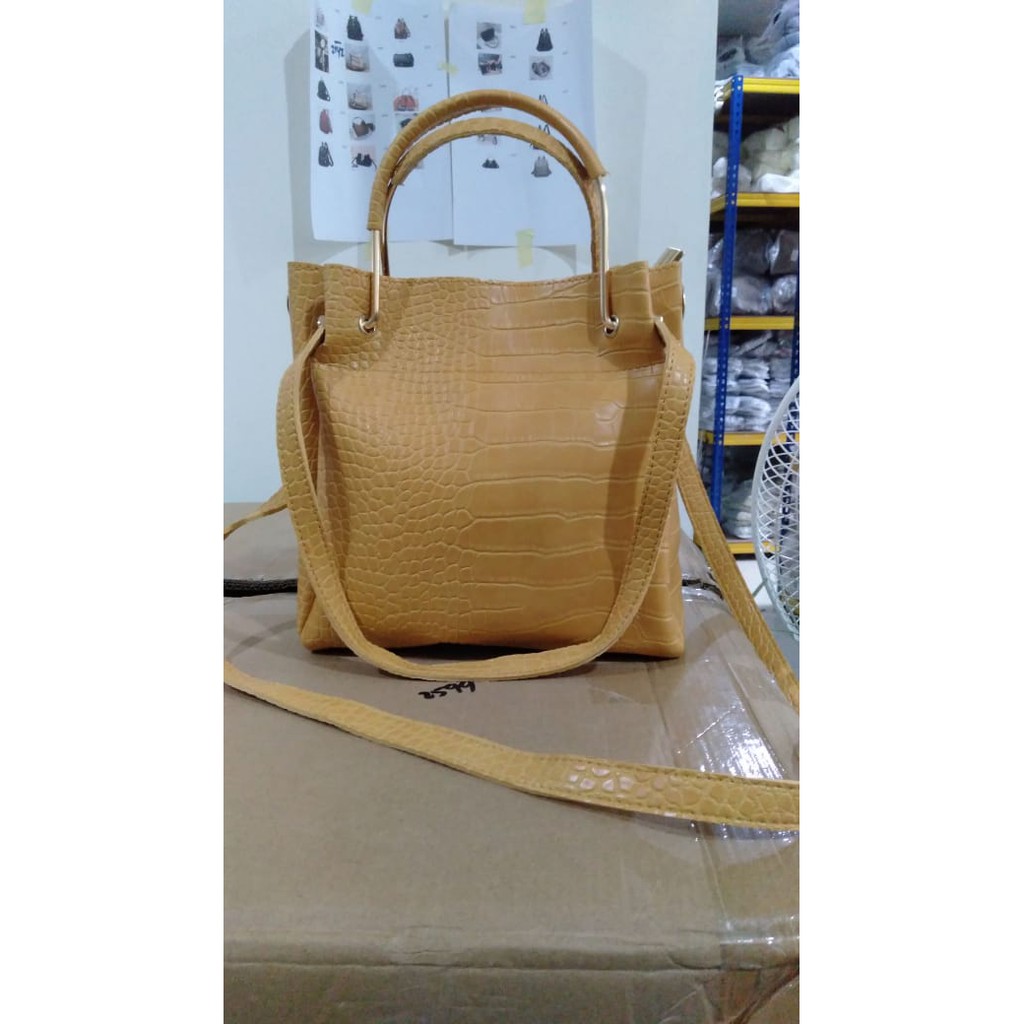 JK U3713 C8233 TAS TOTE BAG SELEMPANG FASHION IMPORT