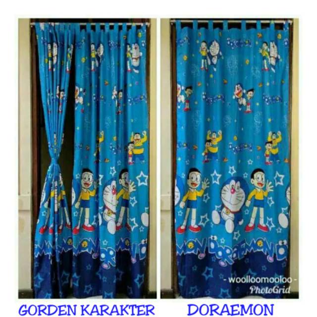 GORDEN PONI KARAKTER DAN MOTIF GORDEN PINTU 90*200cm GORDEN JENDELA 60*150cm