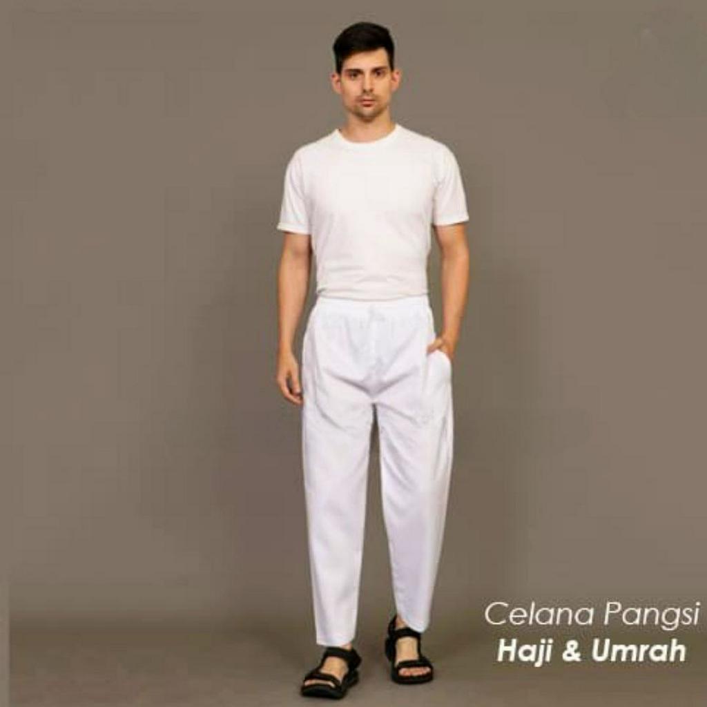 Celana pangsi Sirwal / Komprang Putih