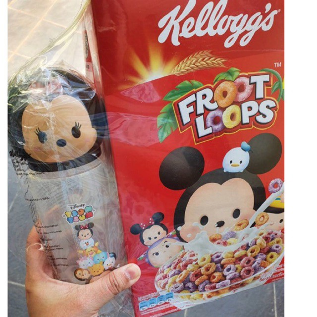 Kellogg’s kelloggs BOTOL MINNIE frosties free tsum tsum bottle