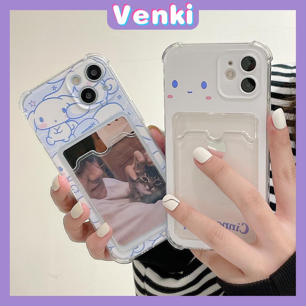 iPhone Case Silicone Soft Case Clear Case Card Case Photo Storage Card Holder Protection Camera Shockproof Cartoon Cute Style For iPhone 13 Pro Max iPhone 12 Pro Max iPhone 11 Pro Max iPhone 7 Plus iPhone XR XS MAX Pro Max XS 11 X/XS Plus/8 12 7/8/S pro