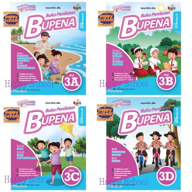Buku BUPENA ERLANGGA SD KLS 3A 3B 3C 3D