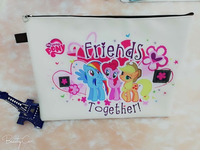 GBI Tas Clutch Genggam Cantik Tas Dokumen HVS Agenda Motif Unicorn Kuda Poni Ukuran Besar