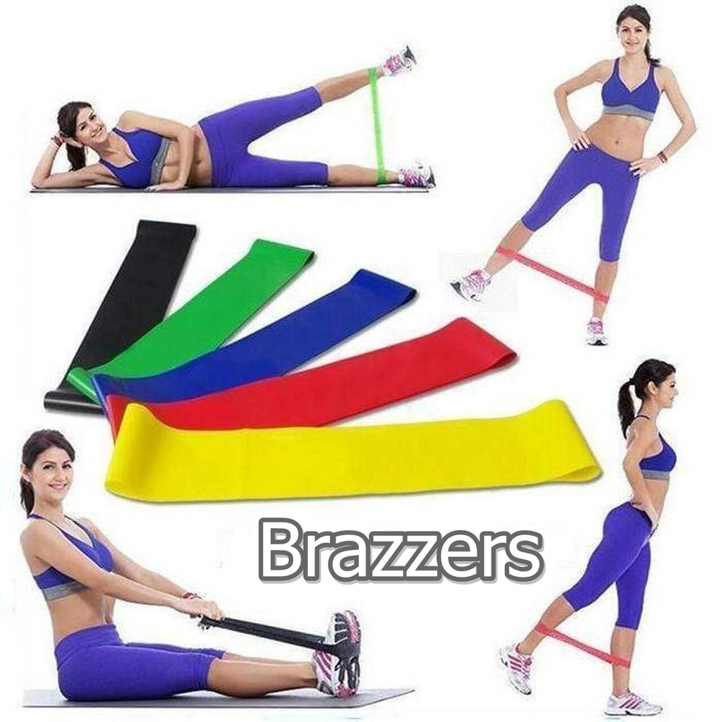 Resistance Band Tali Karet Untuk Buat Latihan Olah raga Gym Fitnes Fitness Senam Yoga Olahraga Elast