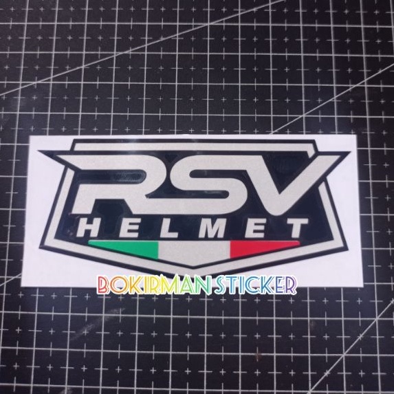 STICKER HELM RSV HELMET CUTTING