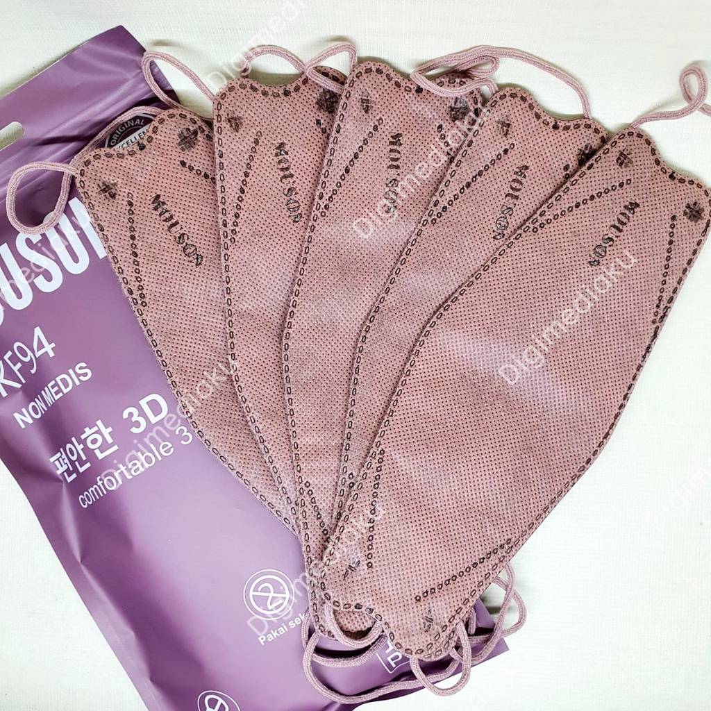 Masker KF94 Mouson 4ply Masker Mouson KF94 Model Pokana Model Sensi