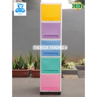 LEMARI PLASTIK CLUB FLIP SUSUN 5 SERBAGUNA MULTI PURPOSE CABINET