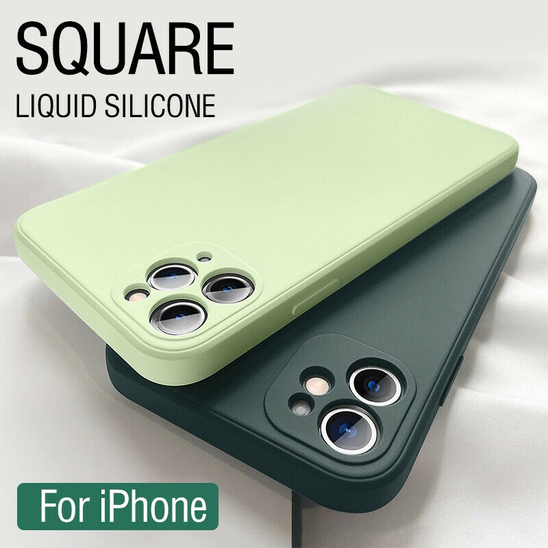 Casing Soft Case Silikon Warna Polos Untuk Iphone 12 Pro Max 12mini