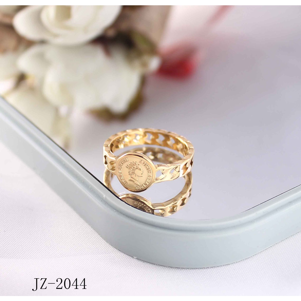 Cincin Titanium Perhiasan Fashion 1911, 2044,2045