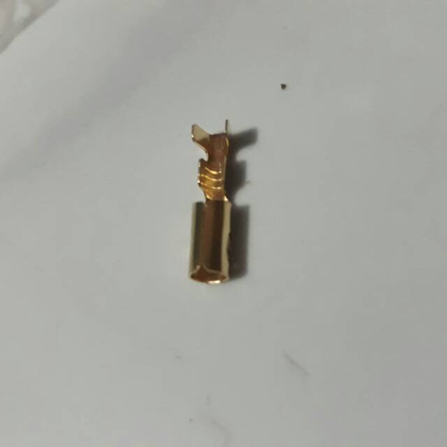 TERMINAL KUNINGAN BULAT FEMALE / KLEM SKUN KABEL