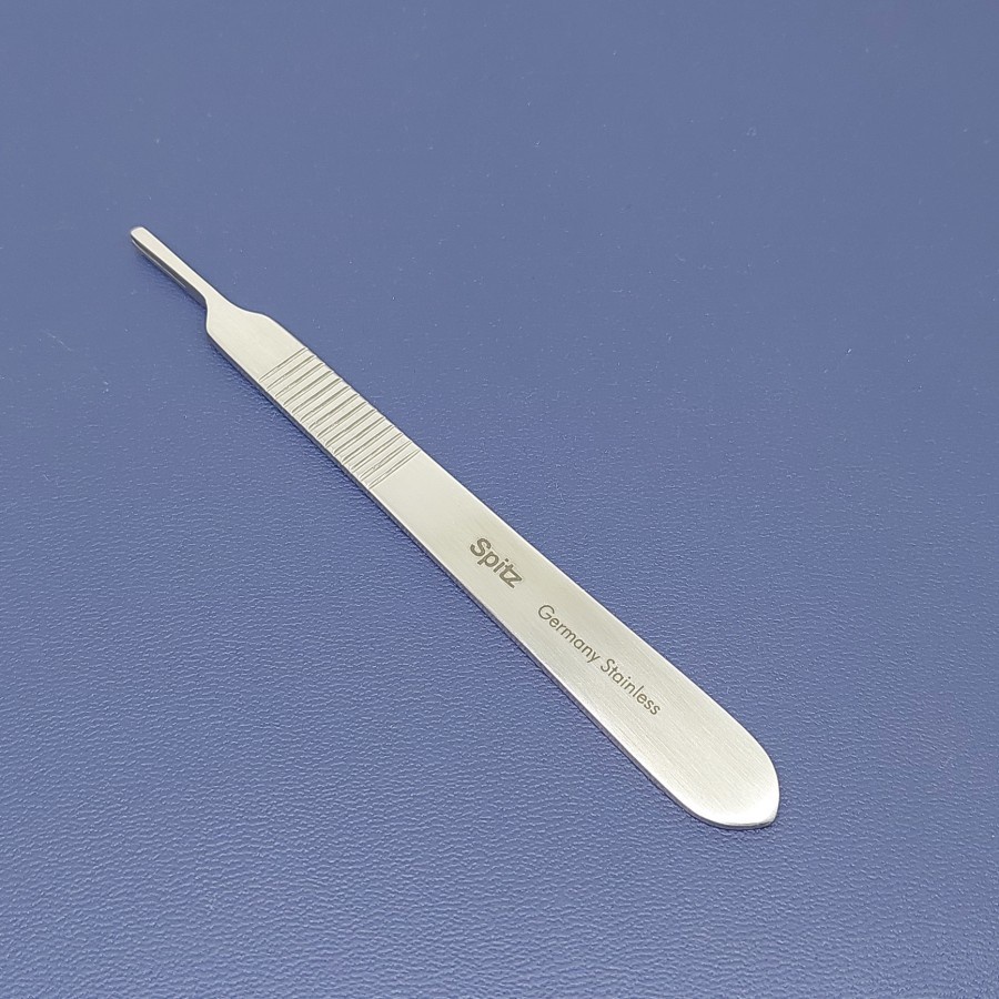 Alat Medis Alkes Scalpel Handles No.3 solid cm graduation ( 12,5 cm)|Spitz|Premium Finishing