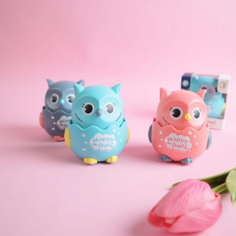 HAPPY OWL PRESS AND GO