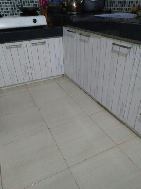 W5030 Wallpaper Sticker Dinding Murah, Motif Kayu Putih, Vintage