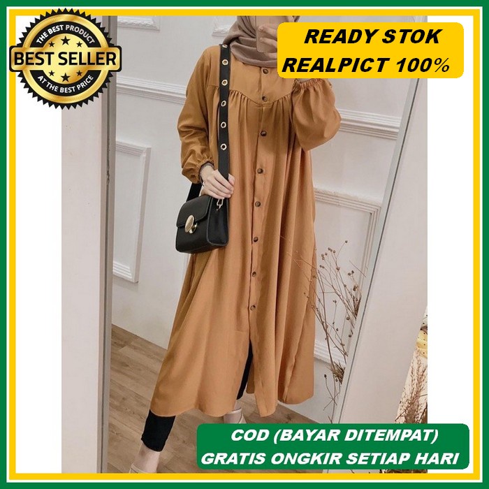 Baju Gamis Wanita Remaja Lebaran Terbaru 2022 Model Kekinian Casual Bahan Roberto Cavali Aplikasi Mu