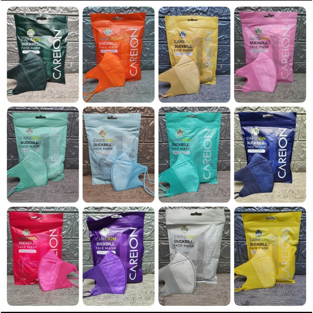 CAREION DUCKBILL 4PLY MASKER DUCKBILL PREMIUM MIRIP SENSI GARIS