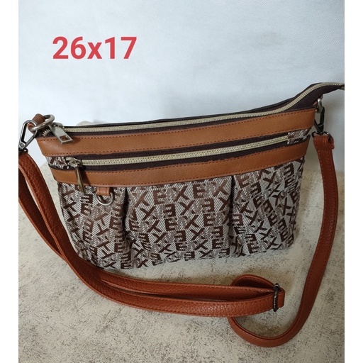 TAS SELEMPANG COKLAT SLING BAG WANITA PL