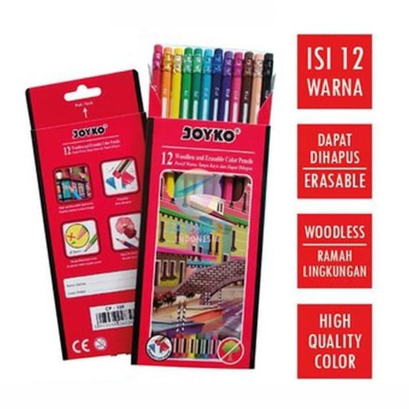 

PENSIL WARNA - ALAT GAMBAR - PENSIL WARNA JOYKO 109