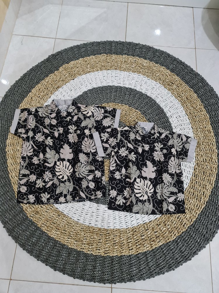 Couple Batik Ayah Dan Anak Batik Baturaden Ori