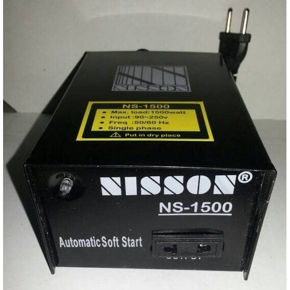 Nisson NS-1500 Watt - Automatic Soft Start -Stabilizer