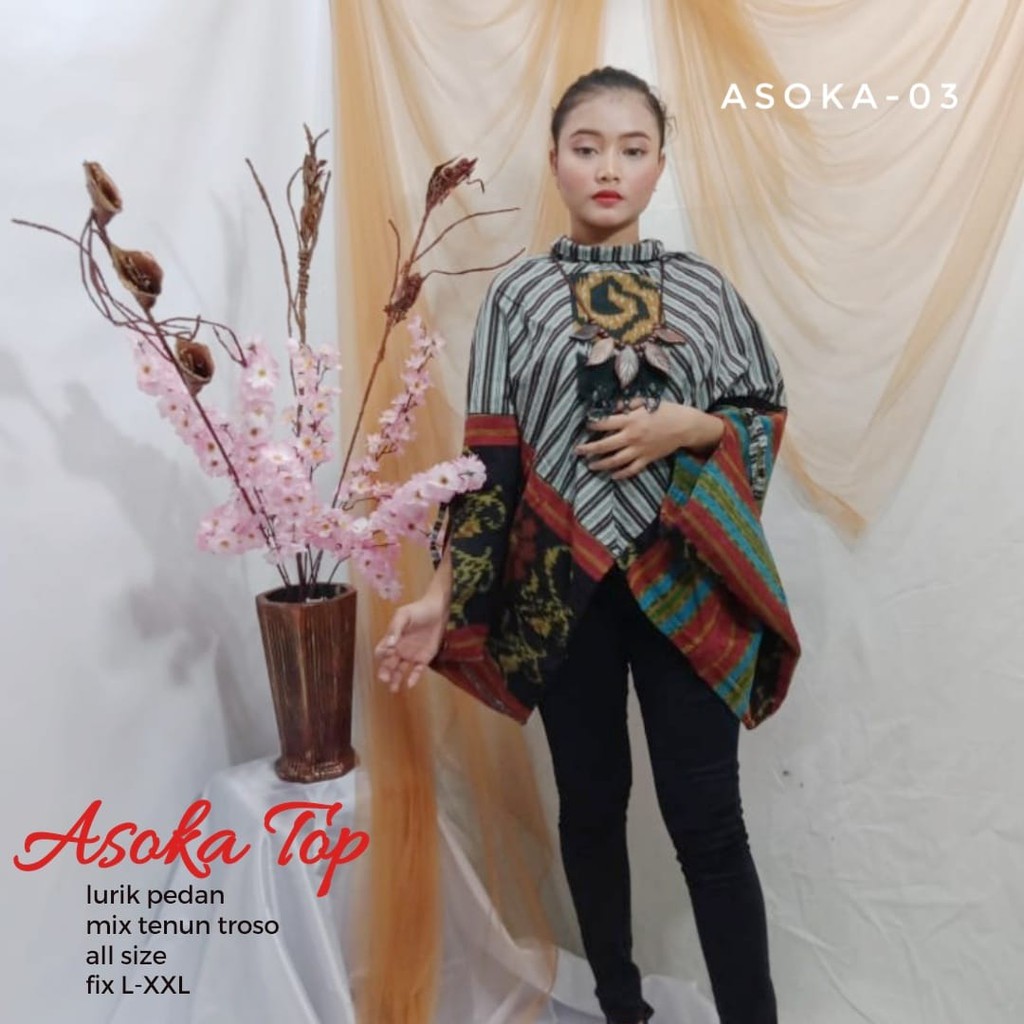 ASOKA TOP | ATASAN TENUN TROSO ETHNIK