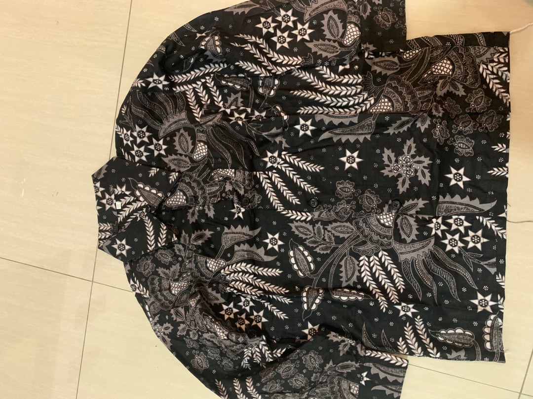 Batik Couple Keluarga Sania Ruffle Ori Ndoro Jowi Dnt Motif Manggar Abu