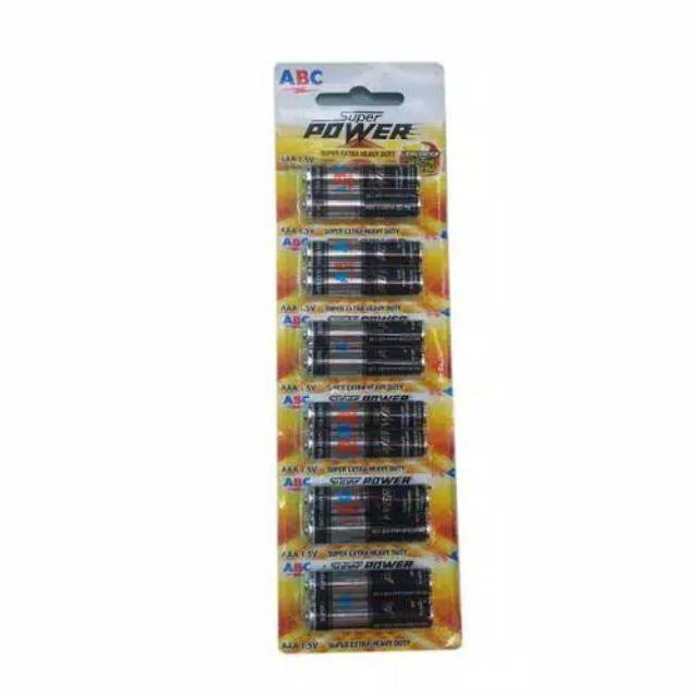 ABC POWER BATERAI BATRE AAA KECIL 12 PCS
