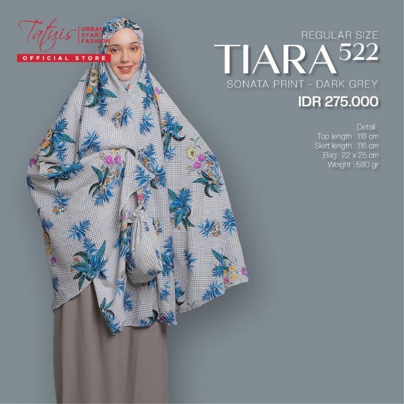 MUKENA TATUIS TIARA 522 SERIES DEWASA REGULER SONATA PRINT