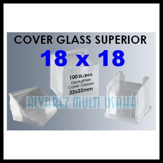 Jual Kaca Penutup Mikroskop 18 X 18 Mm Cover Glass Deck Glass Superior Shopee Indonesia 5055