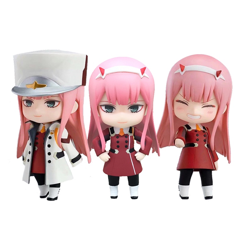 Spot Goods 3pcs Action Figure Darling In The FRANXX Bahan PVC Ukuran 10cm 02 Untuk Koleksi