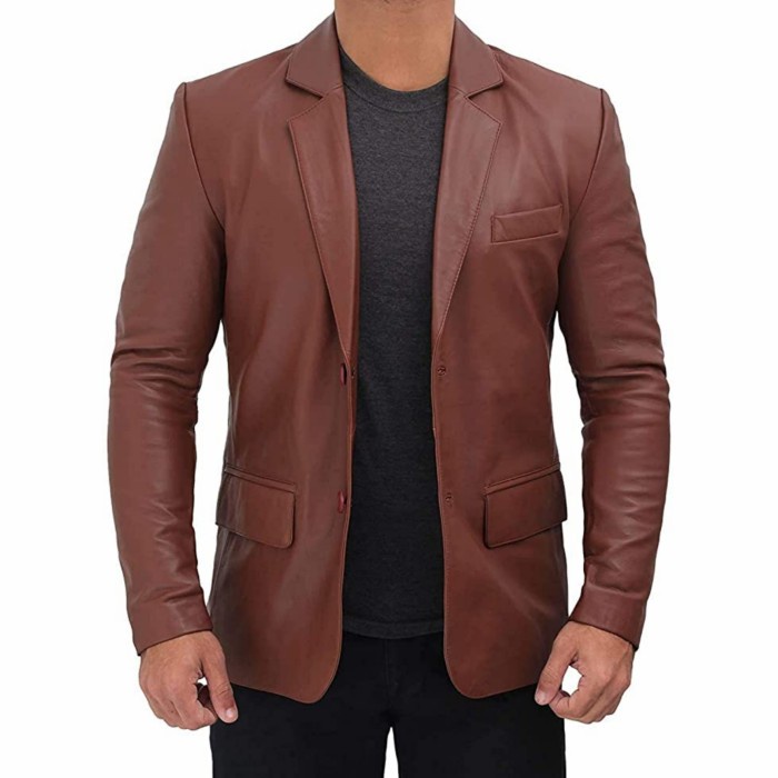 jaket kulit pria dari kulit asli domba/ jaket kulit blazer 100% original jaket kulit jas pria origin