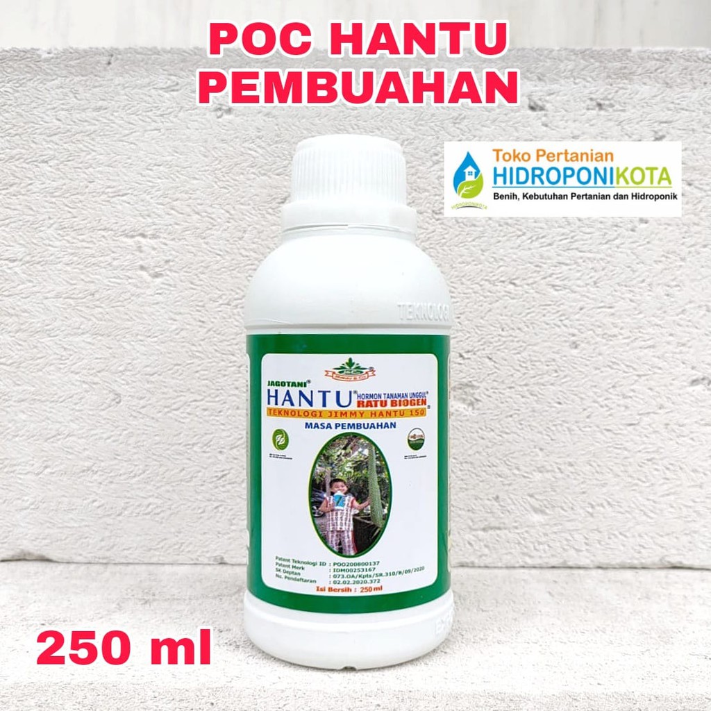 pupuk HANTU PEMBUAHAN 250 ML - pupuk organik cair - pupuk buah - pupuk bunga - merk JIMMY HANTU