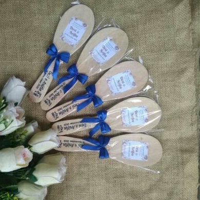 SOUVENIR PERNIKAHAN MURAH UNIK CENTONG NASI KAYU, GROSIR SOUVENIR MURAH, CENTONG NASI, CENTONG KAYU 