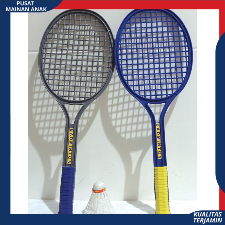 SET RAKET BADMINTON - mainan edukatif Olahraga anak bulu tangkis plastik RC02 / RC 02 MURAH