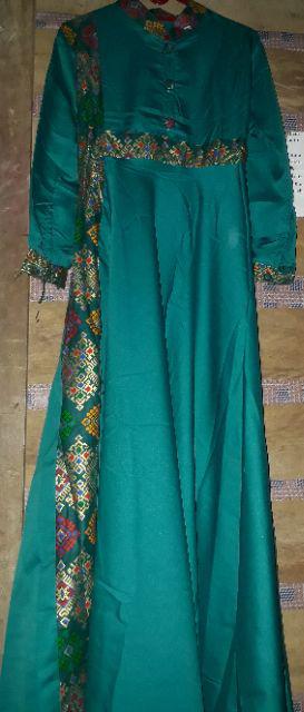 Batik Couple Brokat Tile Kebaya Maura Zara Brown