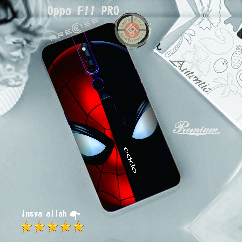 Garskin HP Oppo F11 Pro Motif Spiderman - Free Custom Motif