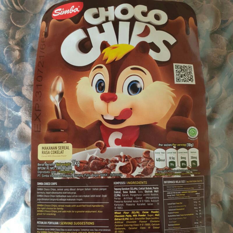 

Maknyuss1 Choco Crunch Simba Coco Chips Sereal Snack Koko Krunch Kiloan Camilan Cemilan