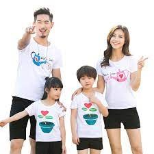 MYSTIQUE.ID-BAJU KAOS FAMILY WATERING THE PLANTS T-SHIRT LUCU DAN AESTHETIC