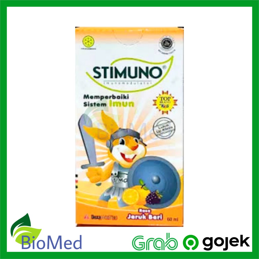 STIMUNO Syrup Orange Berry 60 ml - Sirup Vitamin Anak Jeruk