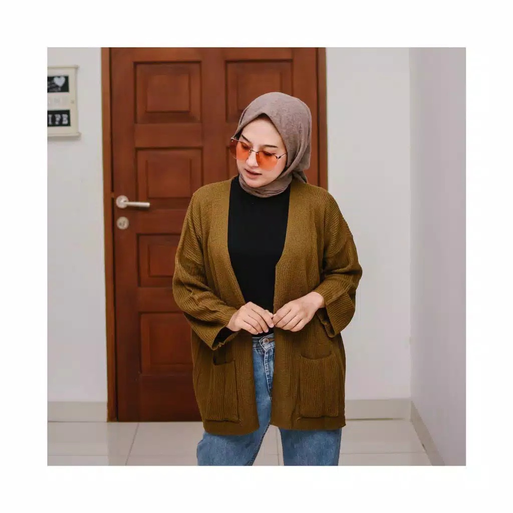 LOOCY CARDIGAN OVERSIZE CARDY RAJUT