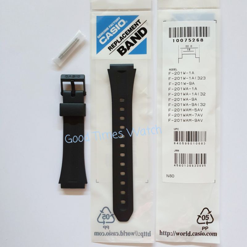 STRAP CASIO F-201W F-201WA F 201W F 201 Casio Original