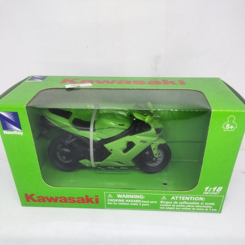 diecast miniatur motor Kawasaki ninja ZX 6rr sport