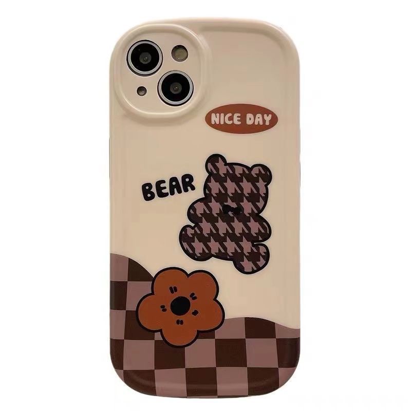 Case Desain Beruang Unik Untuk iPhone 12 13 11 Pro Max X Xs Max Xr ihfgb