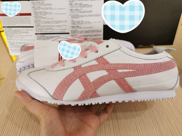 [bisa COD/bayar di tempat]Sepatu Jepang White Pink Special Leather BNIB