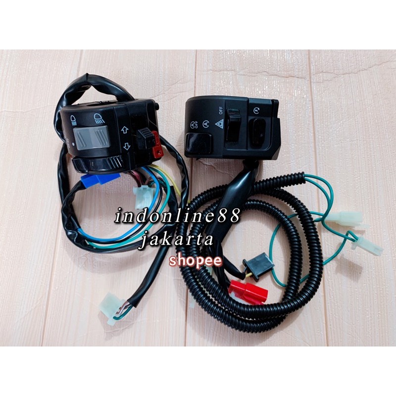 Saklar Set Nmax New 2020 Kanan Kiri PNP Black