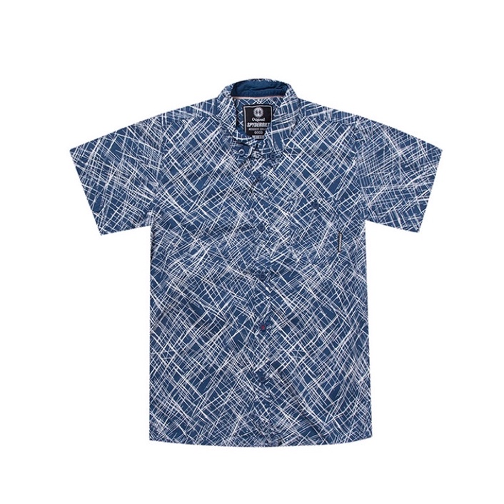 SPYDERBILT kids kemeja lengan pendek biru freeze ORIGINAL 100% SALE